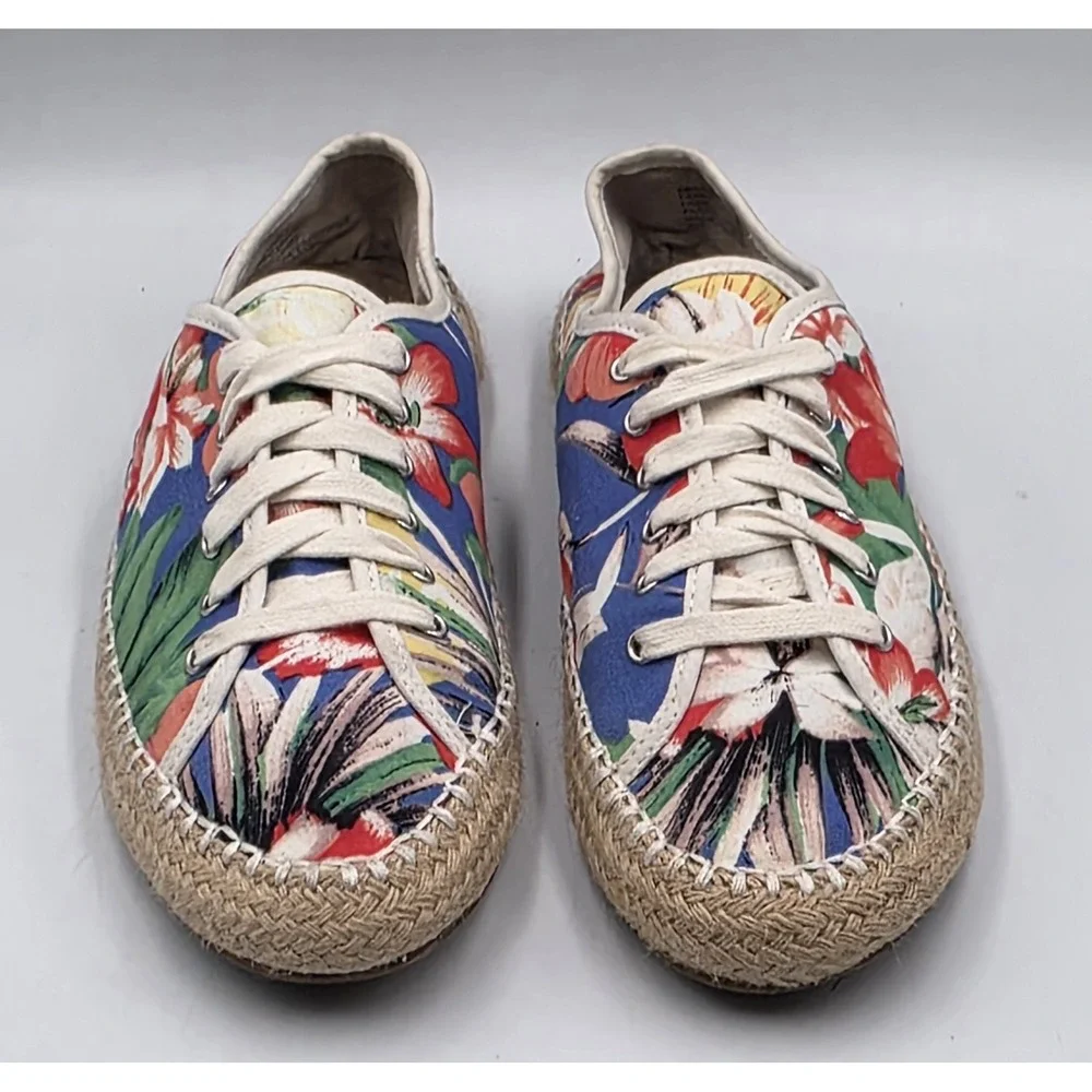 Steve Madden Broadwlk Tropical Espadrille Sneakers Womens 9.5 Floral Casual